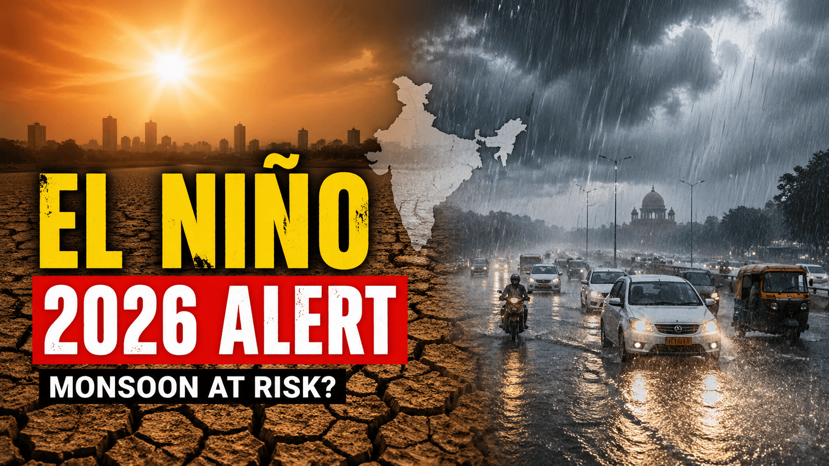 El Niño 2026 Alert: How It Could Impact India’s Monsoon, Heatwaves and Crop Output